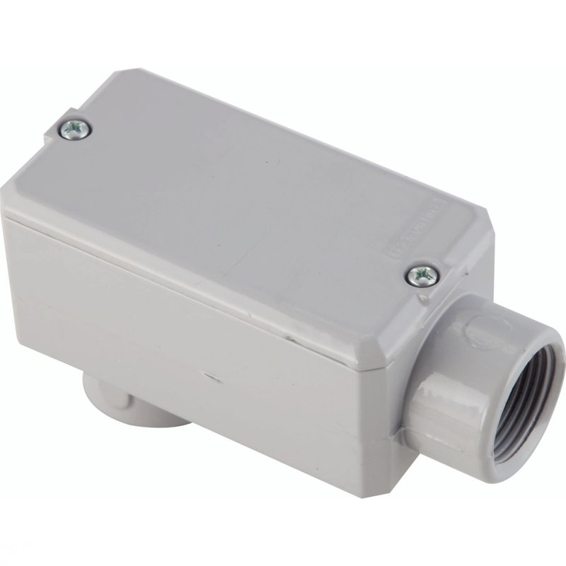 Condulete fixo 1" tipo "LB" - com tampa / rosca BSP / com pintura eletrostática a pó