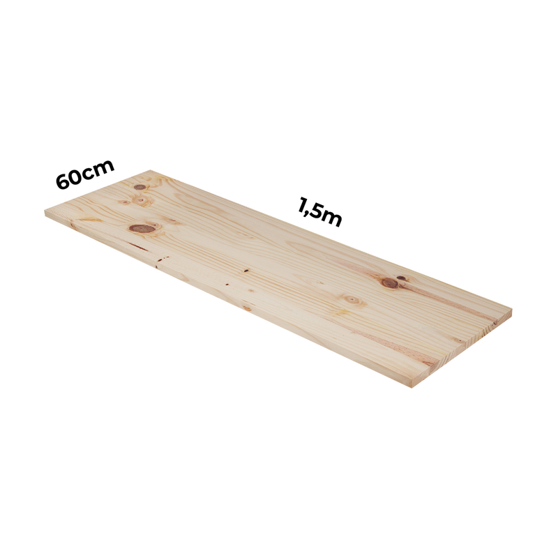 Painel Chapa Madeira Natural 1500X600X18 - - 1,5m x 60cm com 18mm de espessura