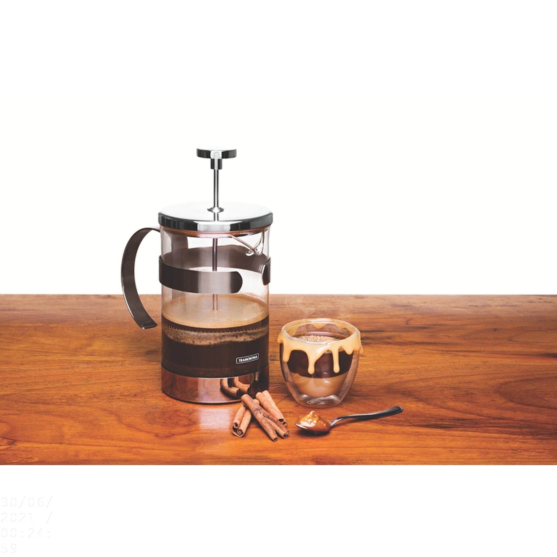 Conjunto Xícaras Tramontina Café 110ml Vidro Duplo 2 Peças - 64760400