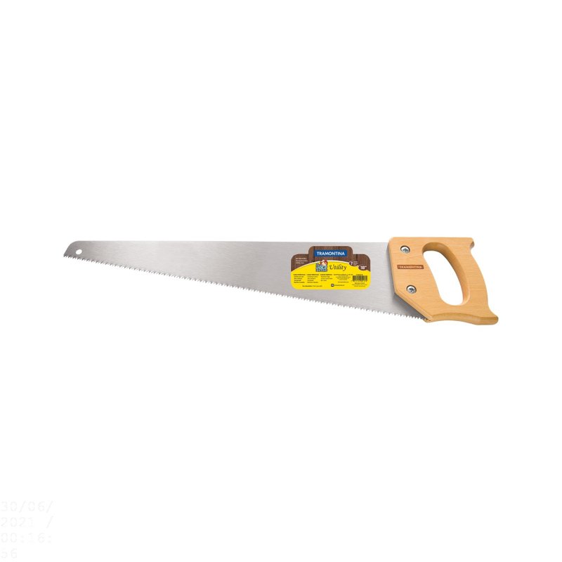 Serrote Utility 18" com 7 Dentes por Polegada Lâmina em Aço Especial e Cabo de Madeira