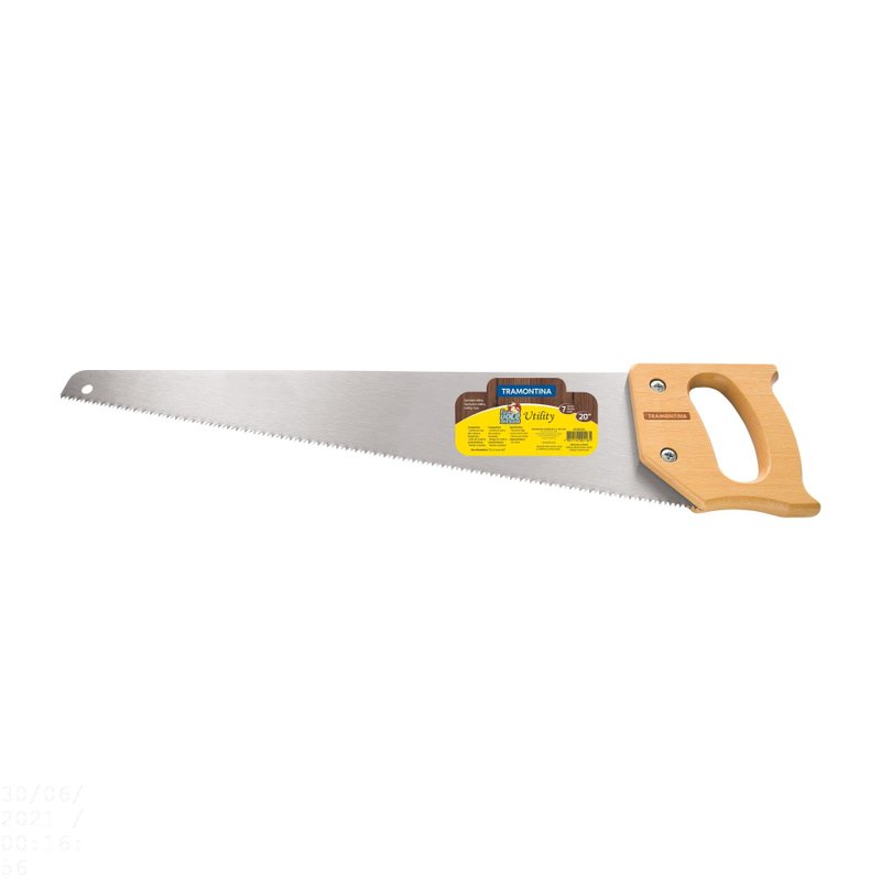 Serrote Utility 20" com 7 Dentes por Polegada Lâmina em Aço Especial e Cabo de Madeira