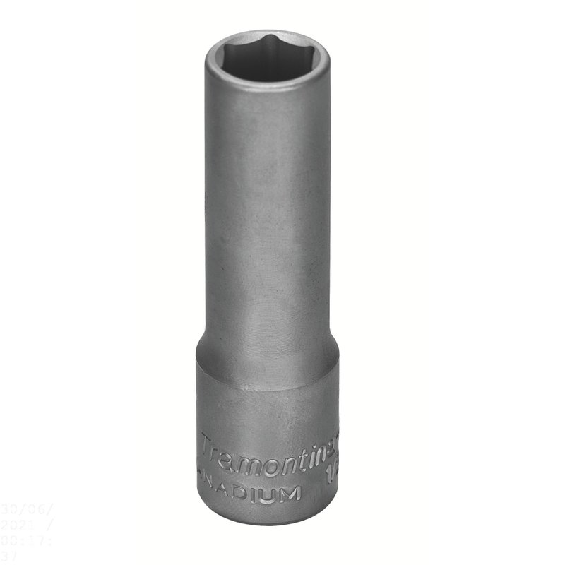 Soquete Sextavado Longo em Aço Cromo Vanádio 10 mm - Encaixe 1/2" PRO