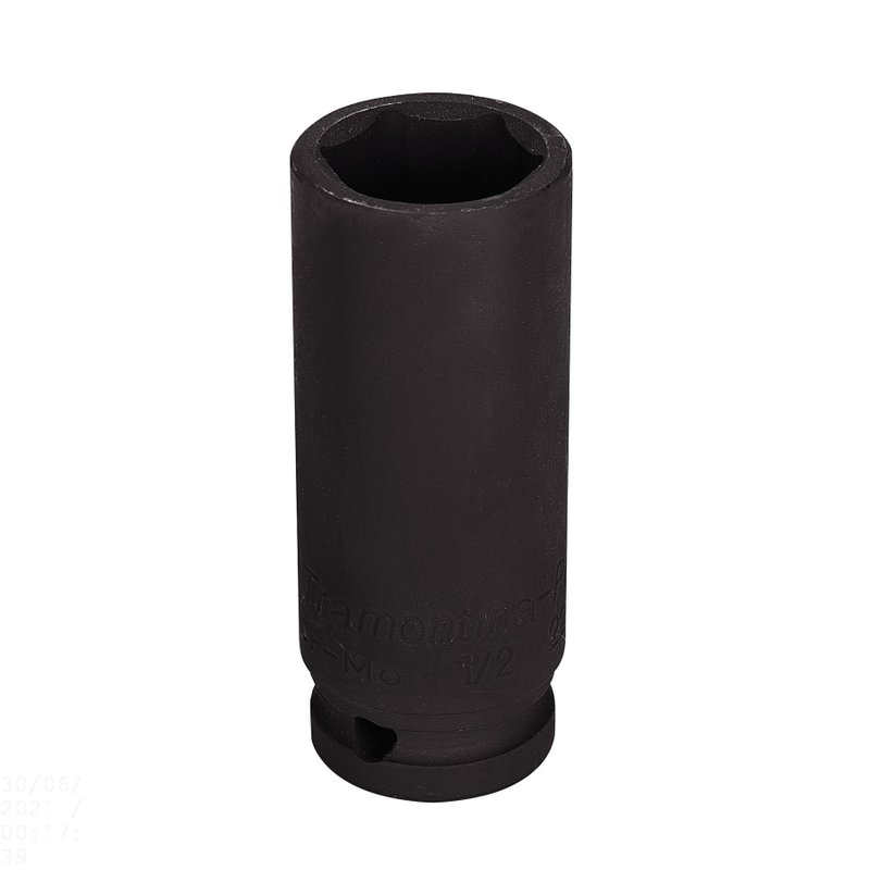 Soquete de impacto sextavado longo em aço cromo molibdênio 27 mm - Encaixe 1/2'