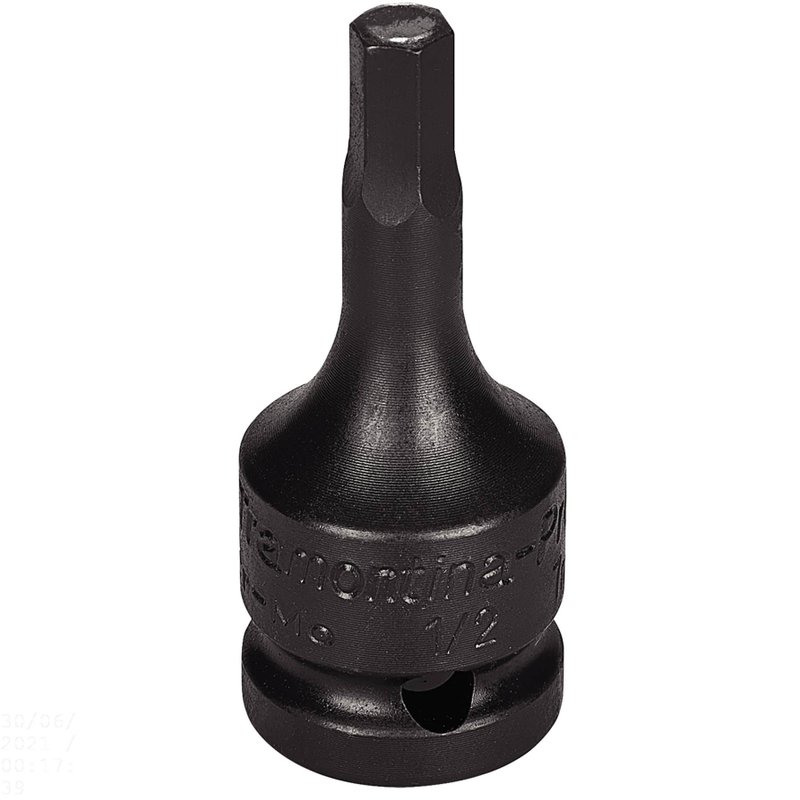 Soquete de impacto ponta hexagopnal em aço cromo molibdênio 8 mm - Encaixe 1/2'