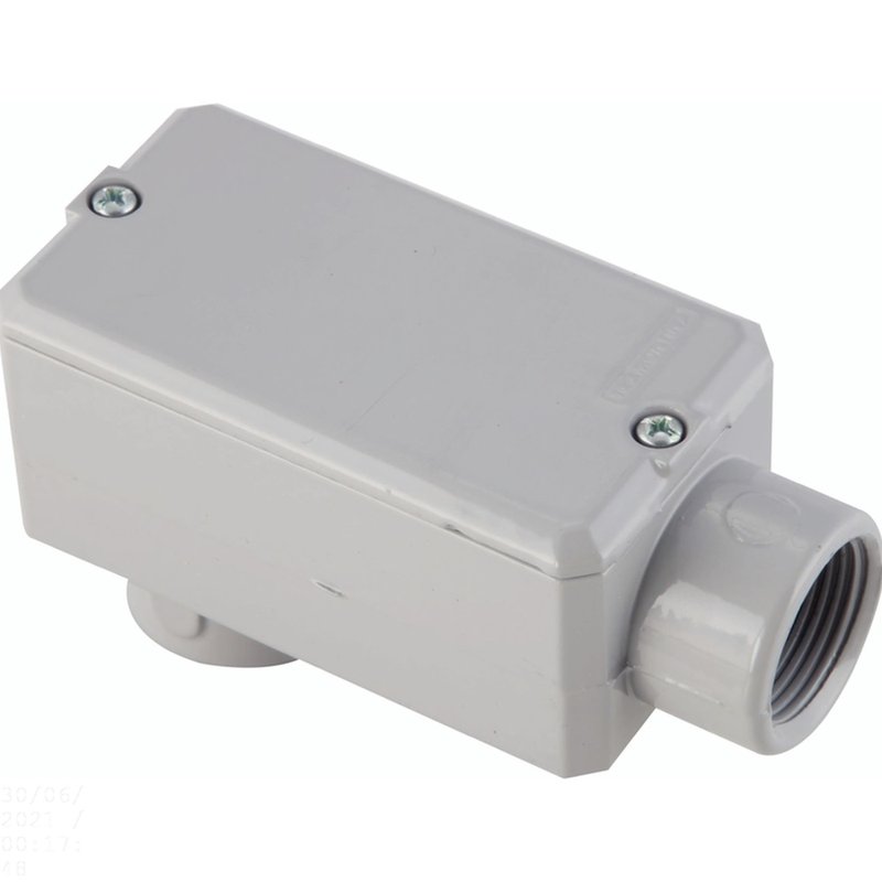 Condulete fixo tipo "LB" 3/4" - com tampa - sem rosca - com pintura