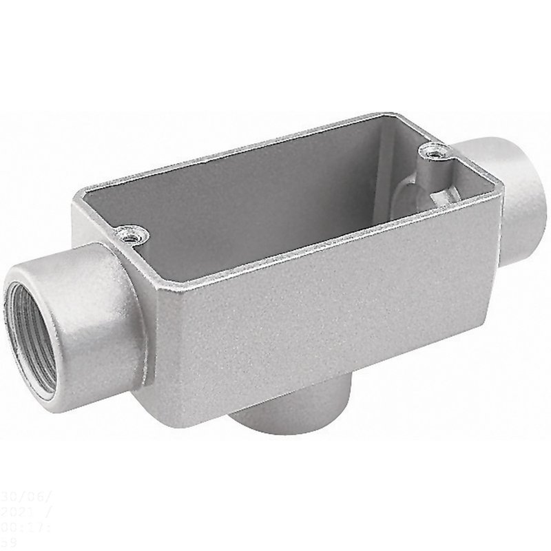 Condulete fixo 1/2" tipo "TB" - sem tampa / rosca BSP / com pintura eletrostática a pó
