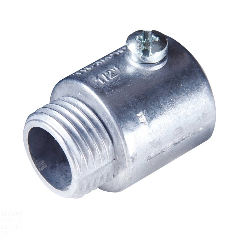 Conector reto sem rosca 1/2" - Flexor