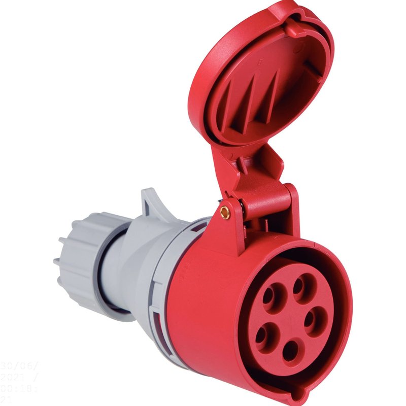 Tomada de Acoplamento Industrial 3P+N+T 16 A 380-415 Vca 6 H