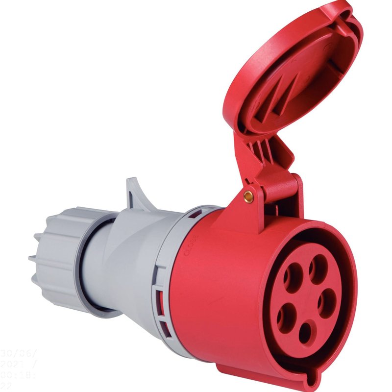 Tomada de Acoplamento Industrial 3P+N+T 32 A 380-415 Vca 6 H