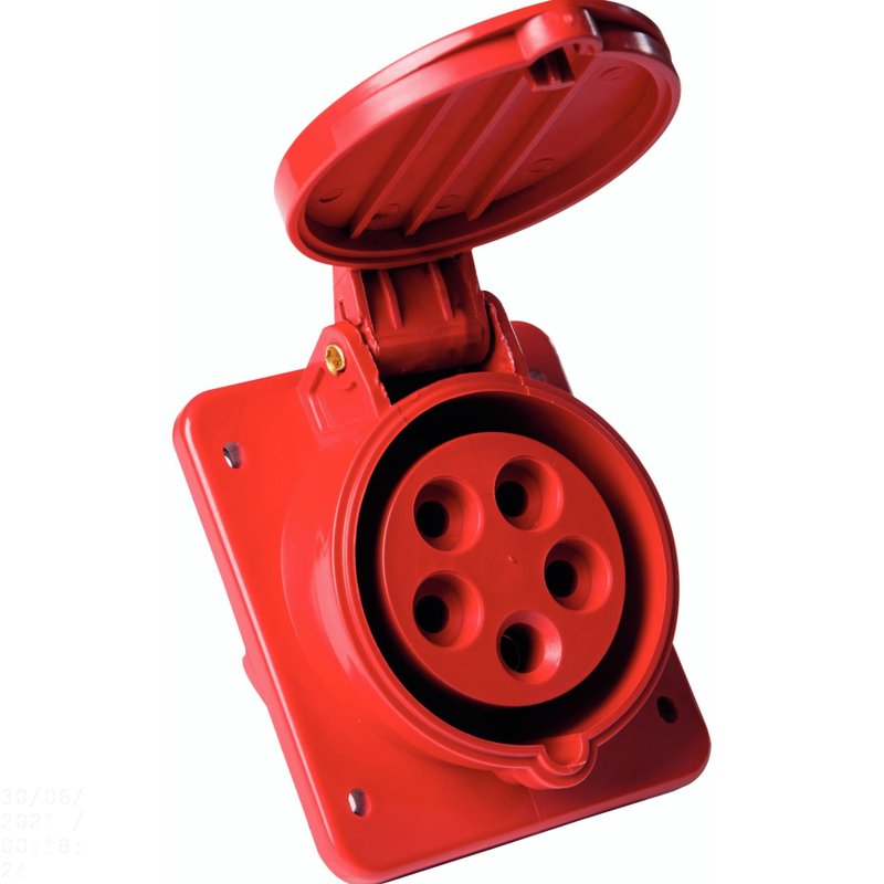 Tomada de Embutir Industrial 3P+N+T 32 A 380-415 Vca 6 H