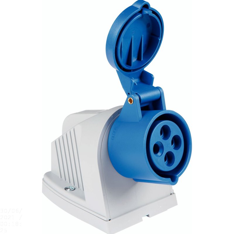 Tomada de Sobrepor Industrial 3P+T 32 A 220-250 Vca 9 H