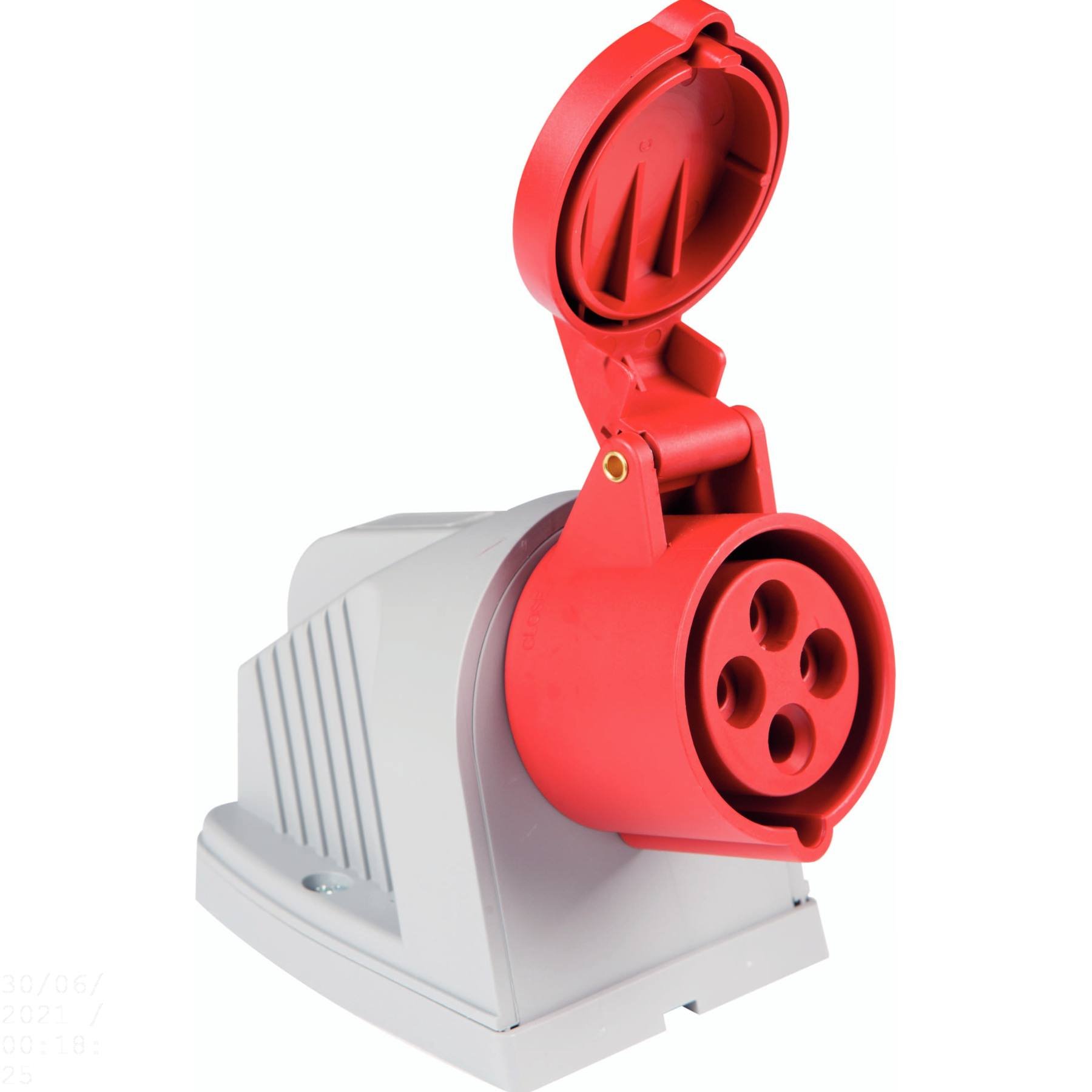 Tomada Sobrepor Industrial 3P+T 32A 380-415Vca 6H Tramontina