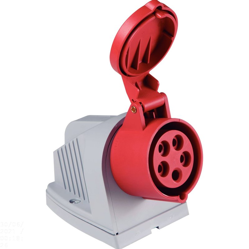 Tomada de Sobrepor Industrial 3P+N+T 32 A 380-415 Vca 6 H