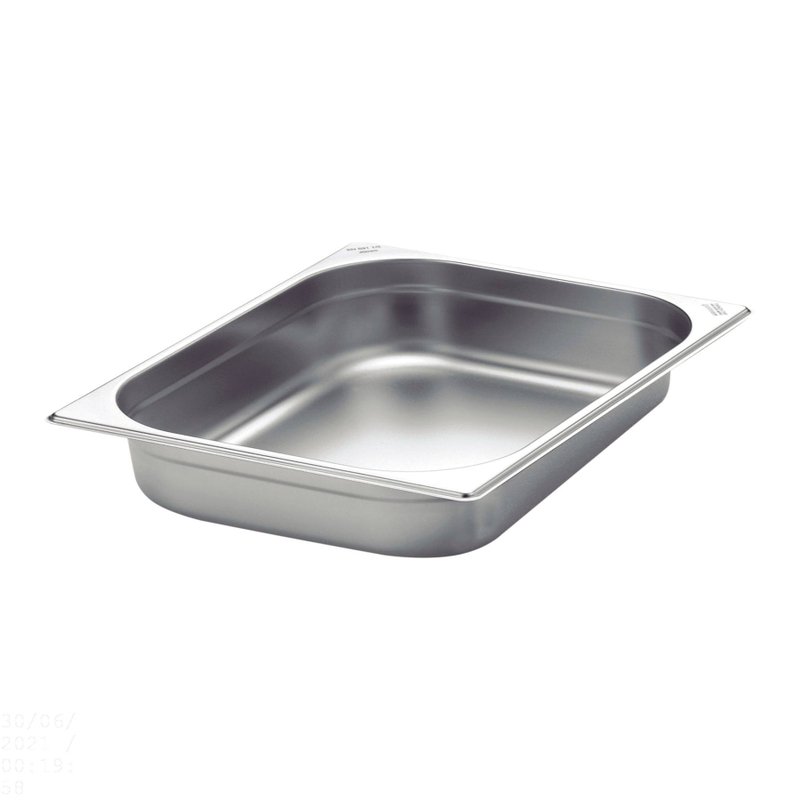 Cuba GN 1/2 em Aço Inox sem Alças Profundidade 40 mm - Aço 304