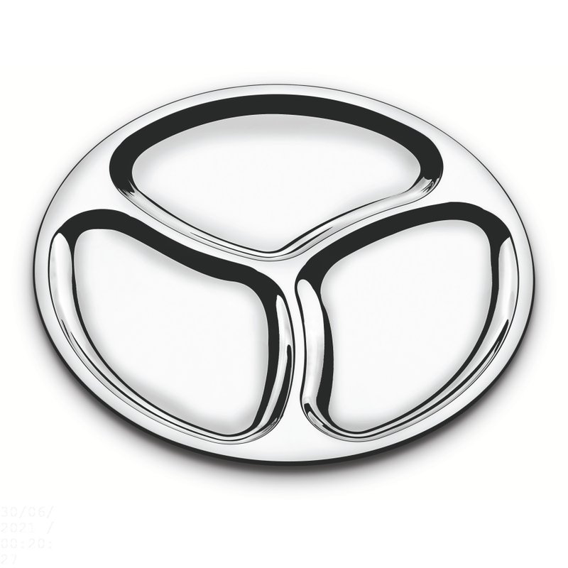 Prato para Couvert Utility em Aço Inox