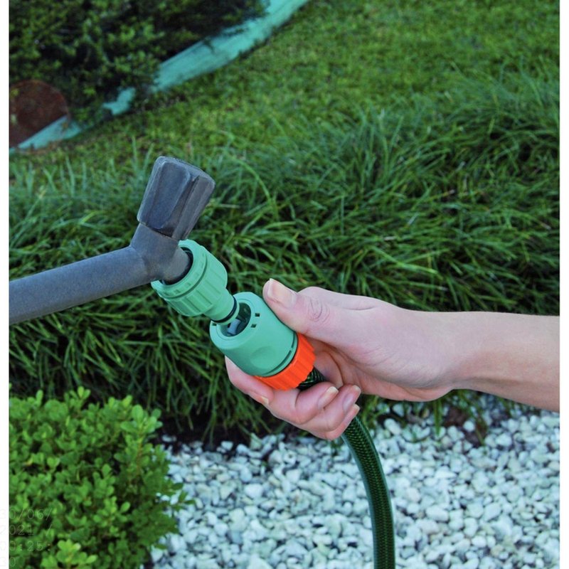 Engate Rápido com Aquastop em Plástico para Mangueira 1/2" - Pote com 40 un