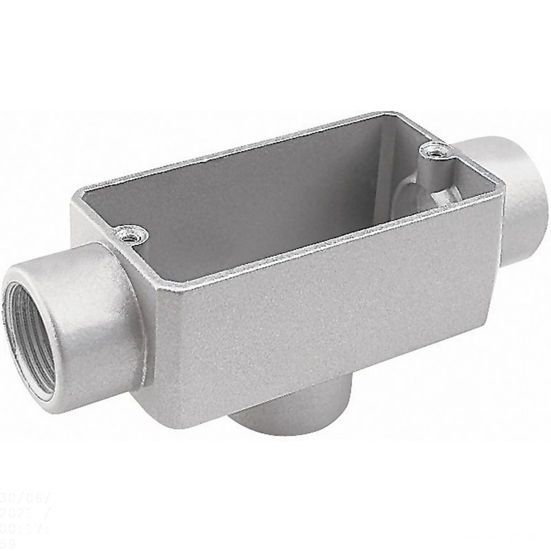 Condulete fixo 3" tipo "TB" - com tampa / rosca BSP / com pintura eletrostática a pó