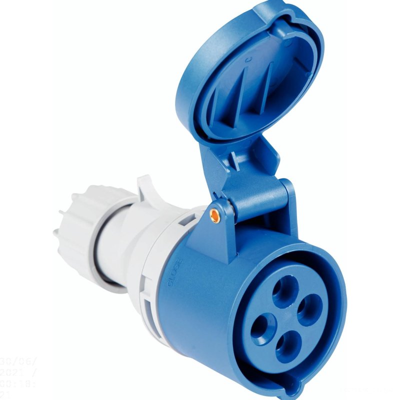 Tomada de Acoplamento Industrial 3P+T 32 A 220-250 Vca 9 H