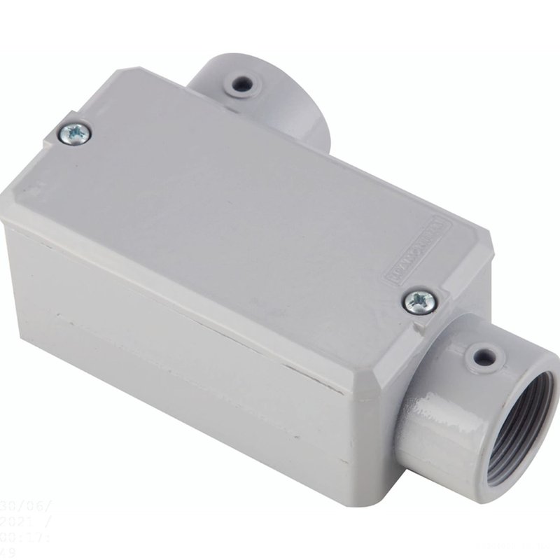 Condulete fixo tipo "LL" 1.1/2" - Com tampa - sem rosca - com pintura