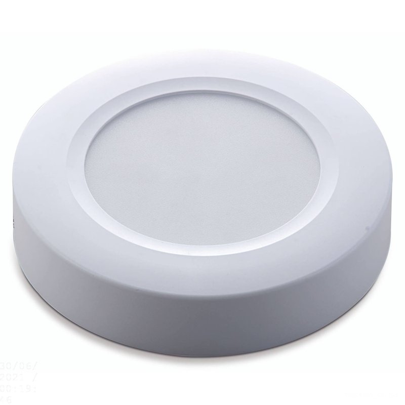 Plafon LED Redondo de Sobrepor 1500 lm 18 W Bivolt 6500 K Luz Branca