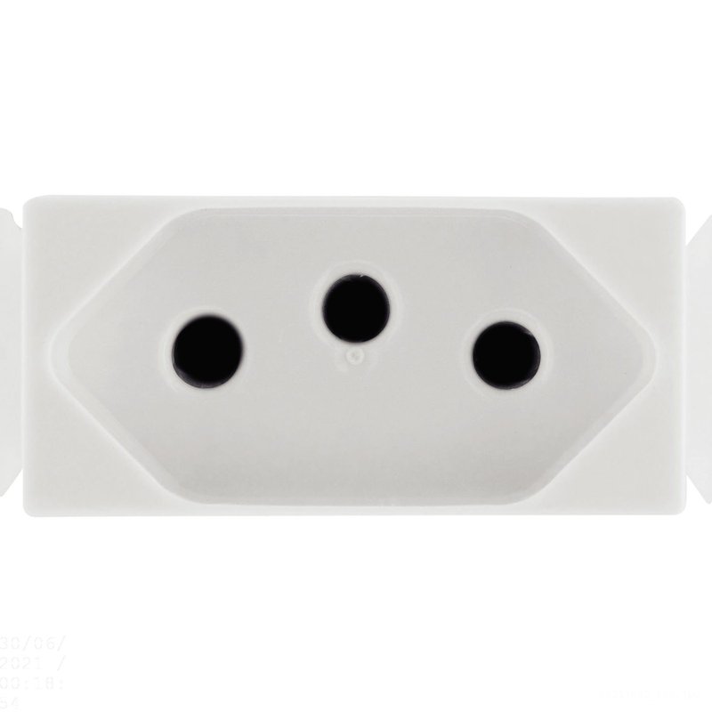 Módulo Tomada 2P+T Aria 20 A 250 V Branco