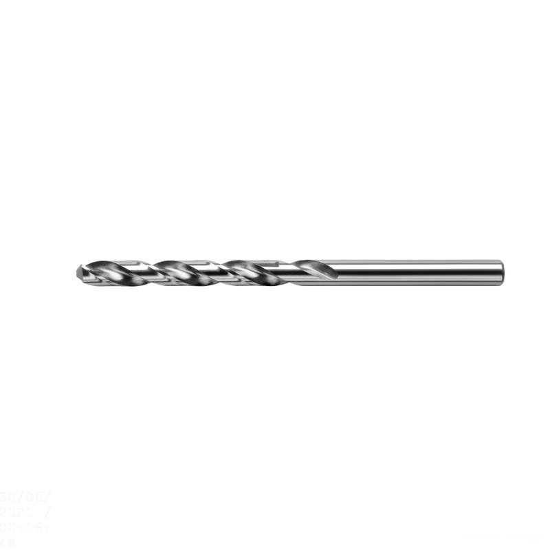 Broca para Aço 6.30x101 mm em Aço Rápido HSS com Corpo Polido DIN 338
