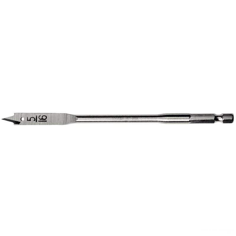 Broca para Madeira com Ponta Chata 5/16" 150 mm em Aço Especial