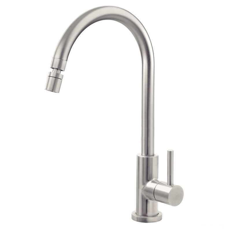 Torneira de Bancada Arko em Aço Inox - Aço Inox