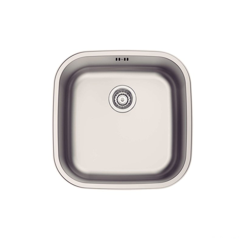 Cuba de Embutir ou Sobrepor  Aria Maxi 40 BS em Aço Inox Acetinado 40x40 cm