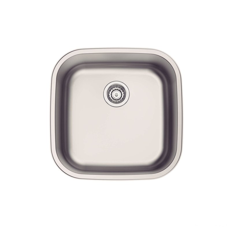 Cuba de Embutir ou Sobrepor  Aria Maxi 40 BS em Aço Inox Acetinado 40x40 cm