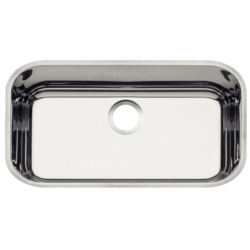 Cuba de embutir Lavínia 56 BL alto brilho 56x34 cm - Aço Inox