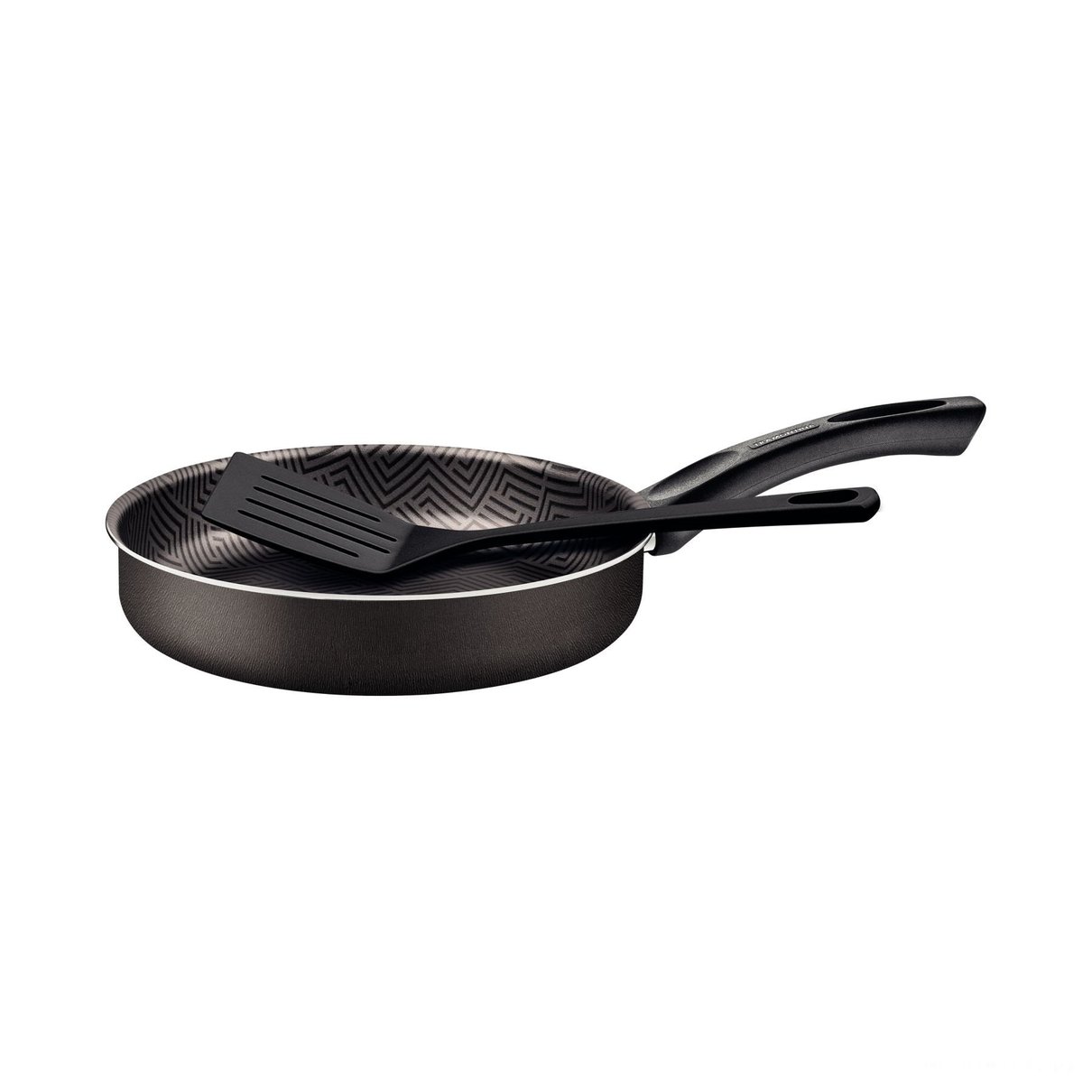 Frigideira Reta Paris 20cm 1,4L Antiaderente Starflon Max Chumbo com Espátula de Nylon