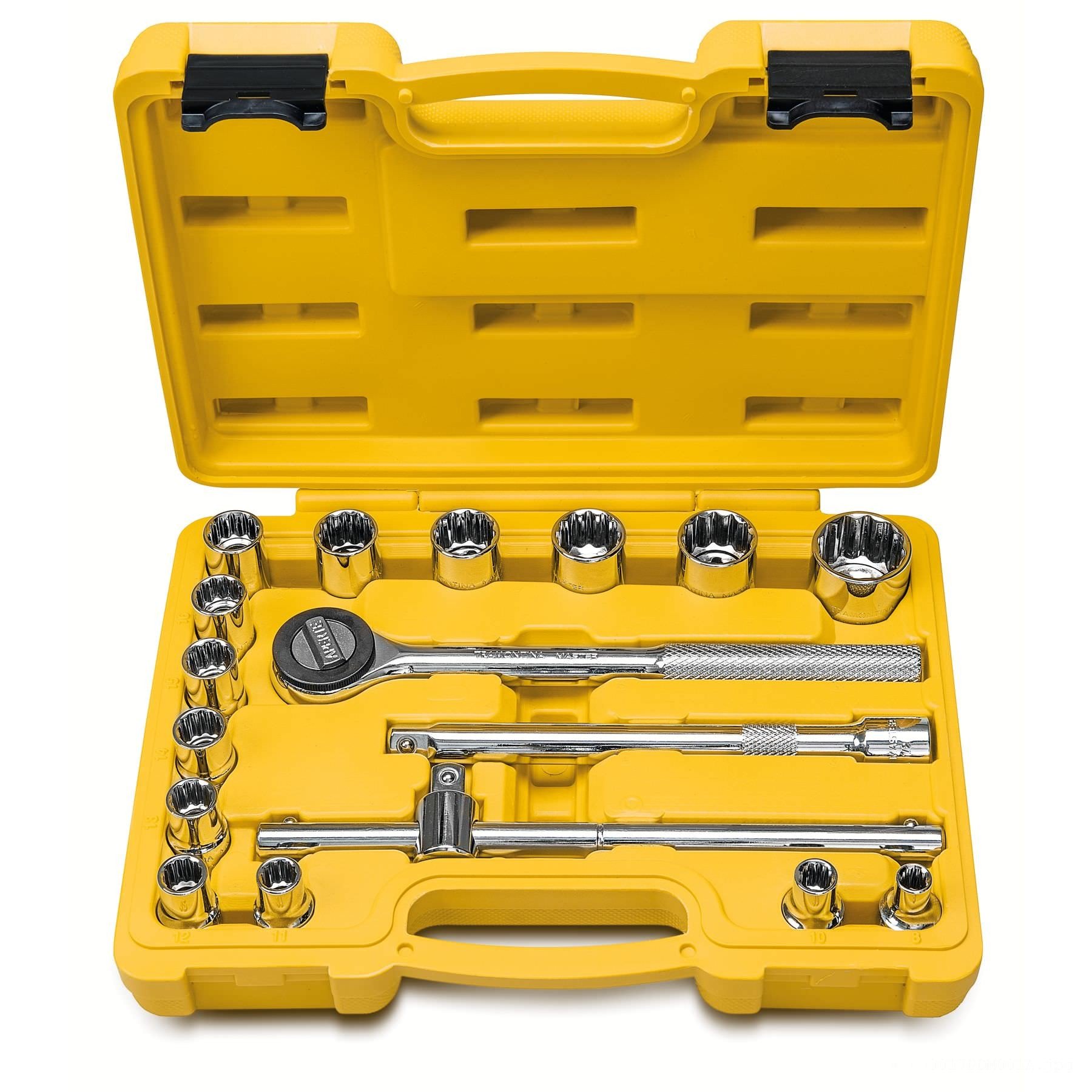 Jogo Soquetes Estriados Encaixe 1/2