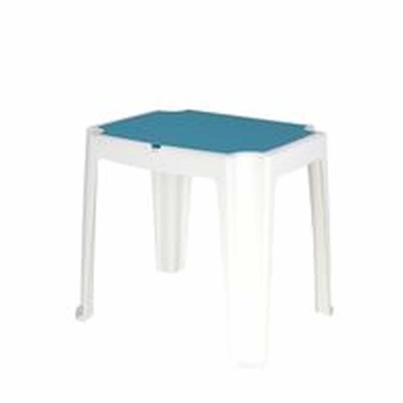 Mesa Infantil Versa em Polipropileno - Branco e Azul