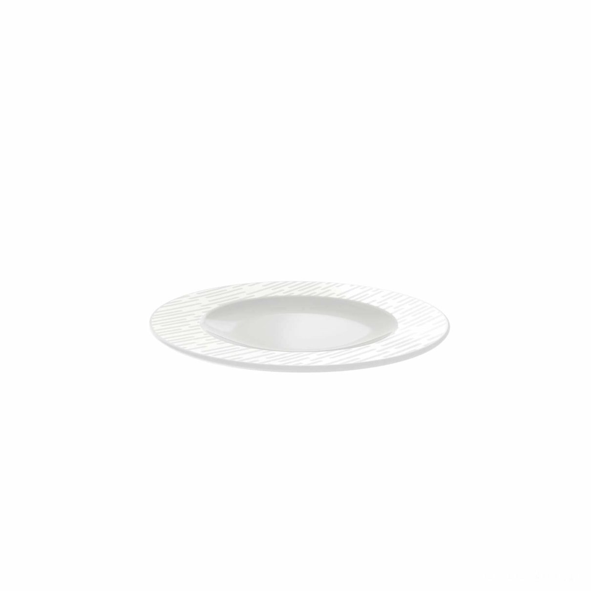 Prato Sobremesa Marie em Porcelana Decorada 21 cm