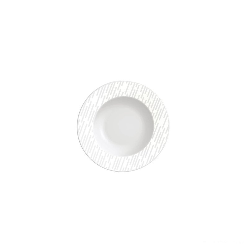 Prato Sobremesa Marie em Porcelana Decorada 21 cm