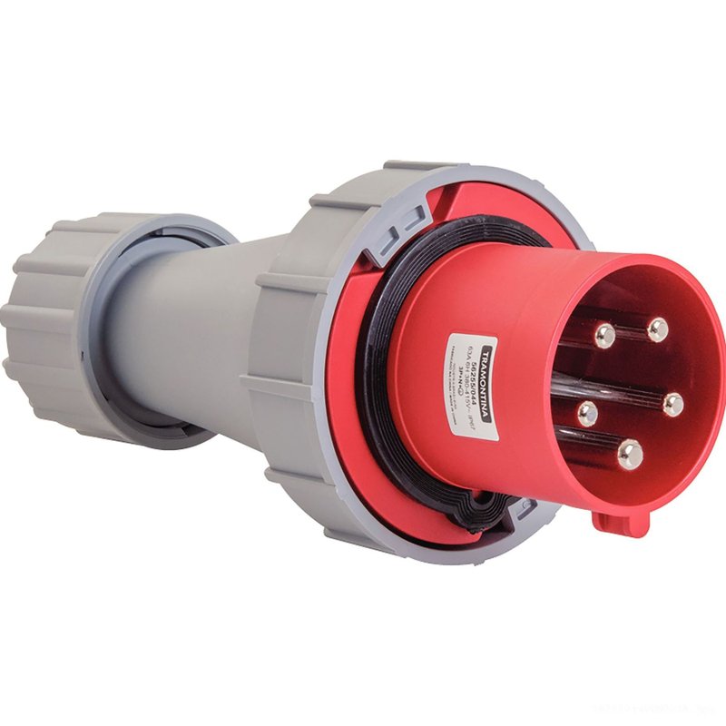 Plugue Móvel Industrial 3P+N+T 63 A 380-415 Vca 6 H