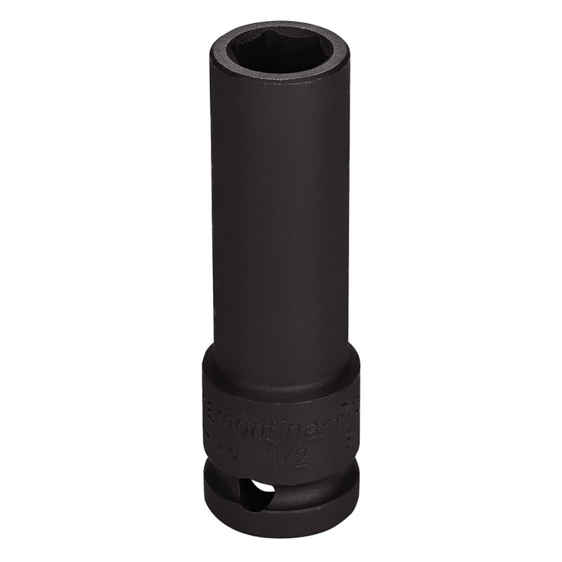 Soquete de impacto sextavado longo em aço cromo molibdênio 13 mm - Encaixe 1/2'