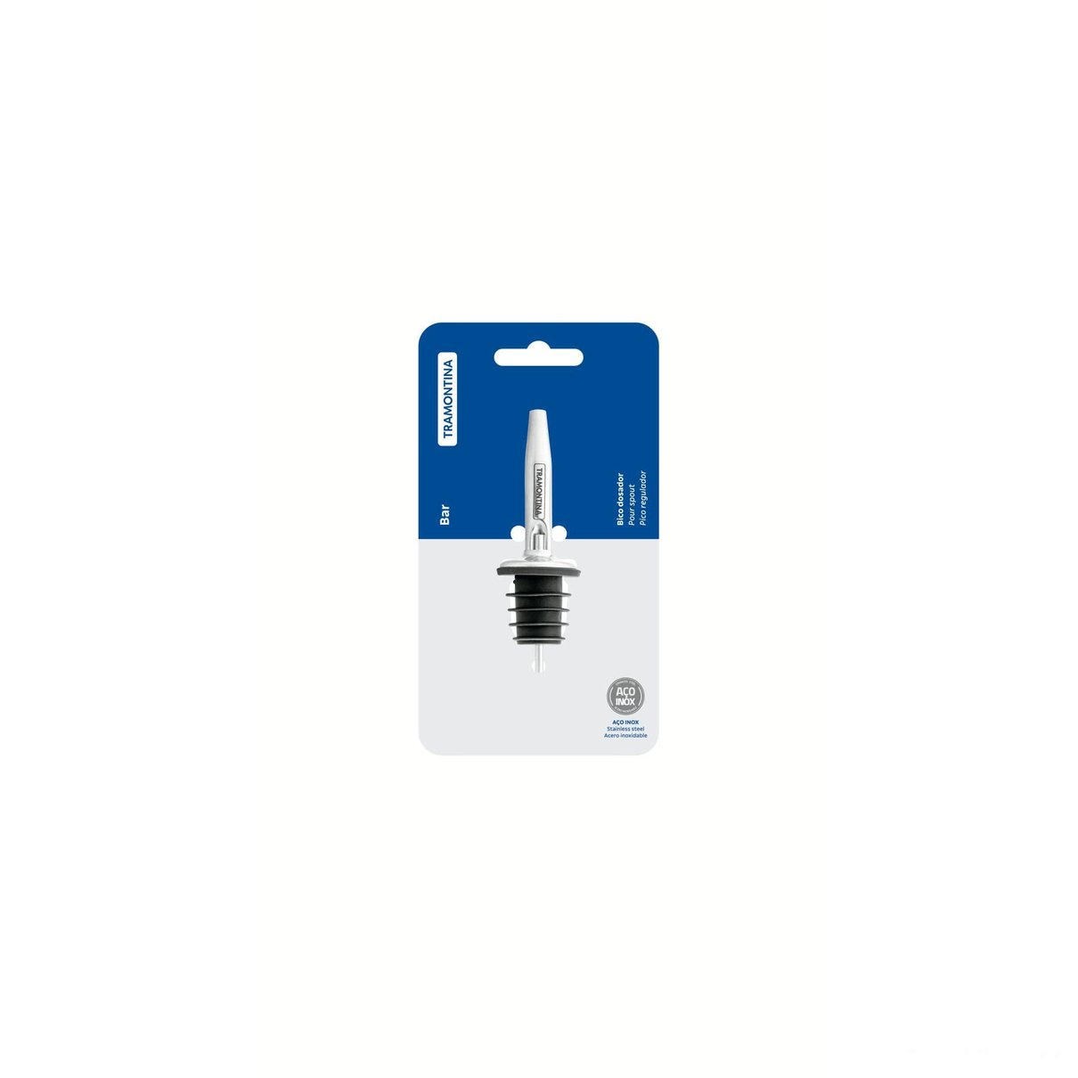 Bico Dosador em Aço Inox e Silicone