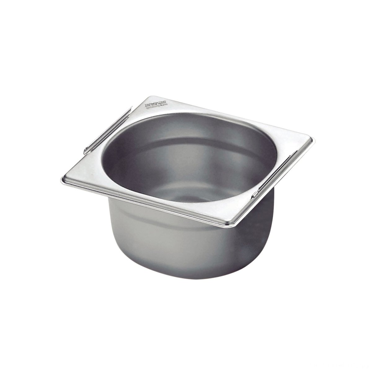 Cuba GN 1/6 em Aço Inox com Alças Móveis Profundidade 100 mm - Aço 430 -