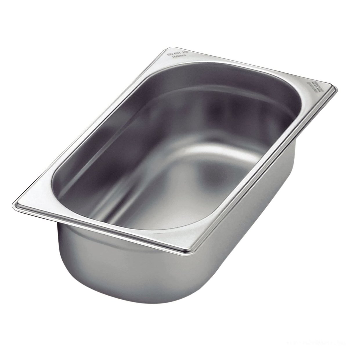 Cuba GN 1/3 em Aço Inox sem Alças Profundidade 65 mm - Aço 430 -
