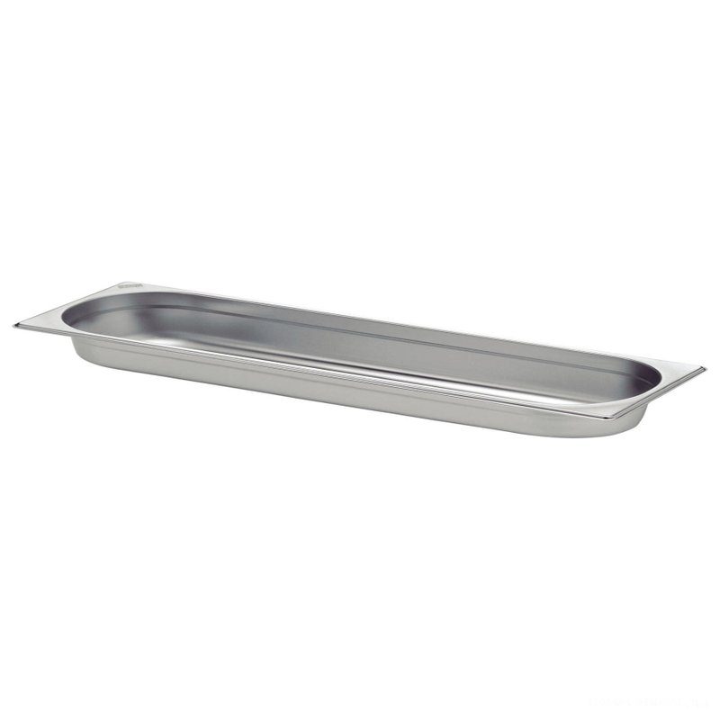 Cuba GN 2/4 em Aço Inox sem Alças Profundidade 40 mm - Aço 304