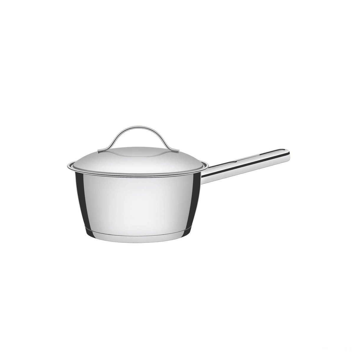 Panela Allegra em Aço Inox com Fundo Triplo 16 cm 1,5 L
