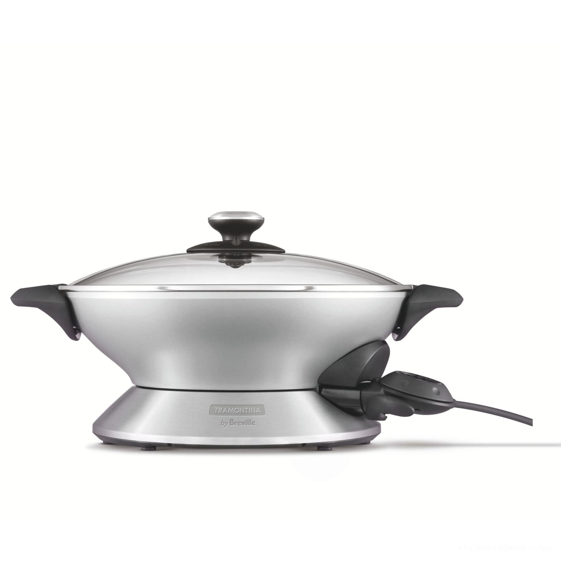 Panela Elétrica Tramontina by Breville Wok Chef Alumínio Fundido