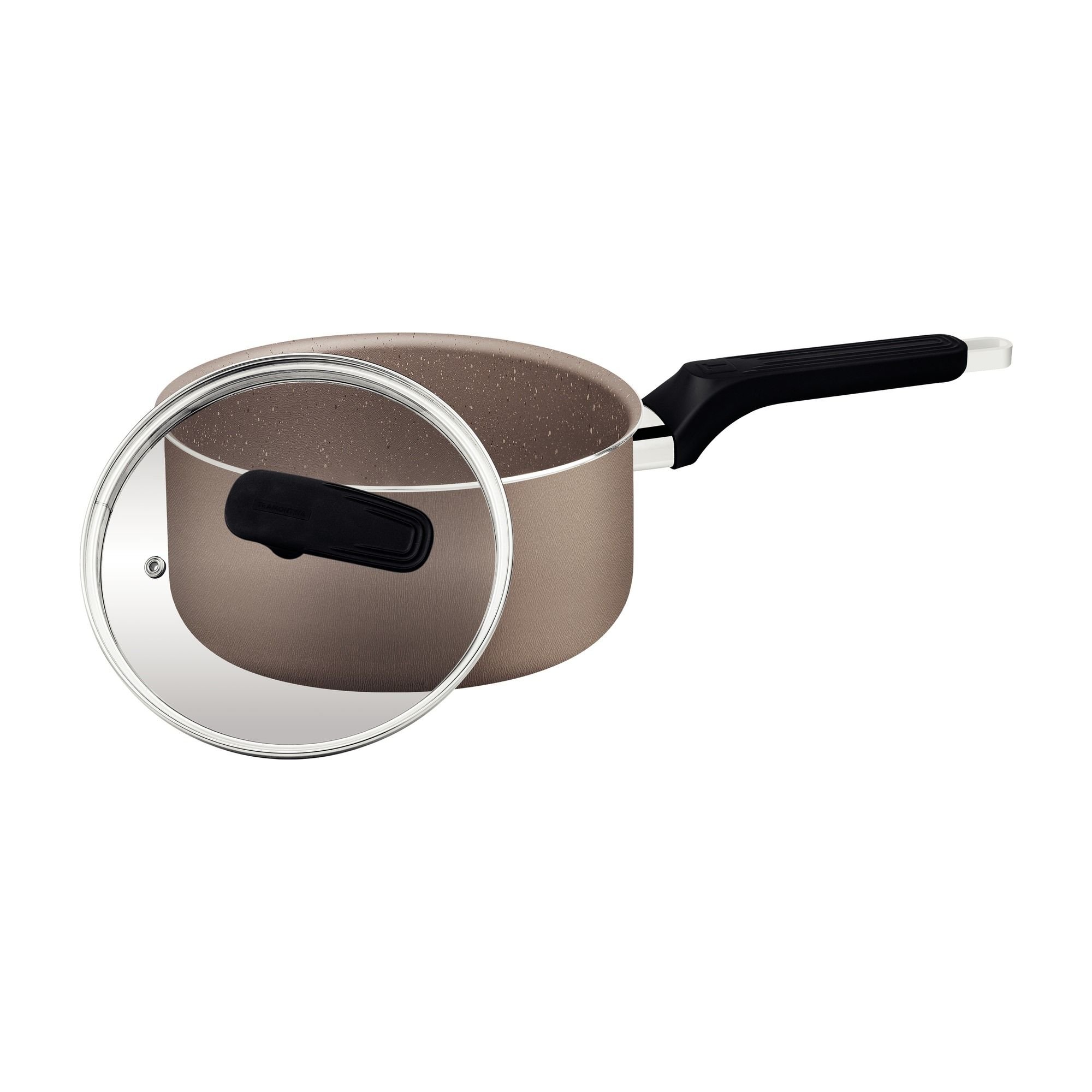 Panela Tramontina Milazzo Starflon Max Amêndoa 16cm Antiaderente