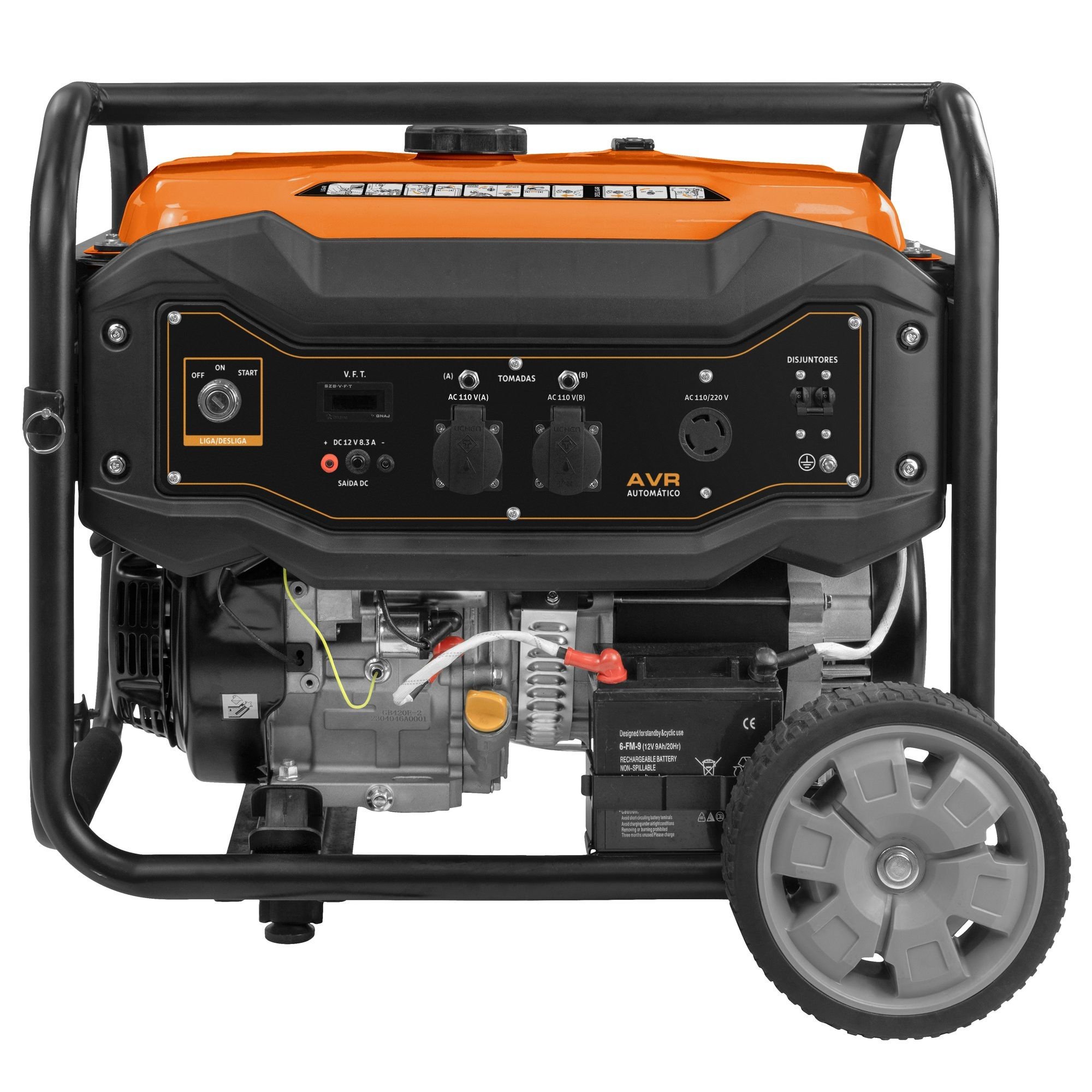 Gerador Elétrico a Gasolina Tramontina GGT9000E 8500 W Bivolt