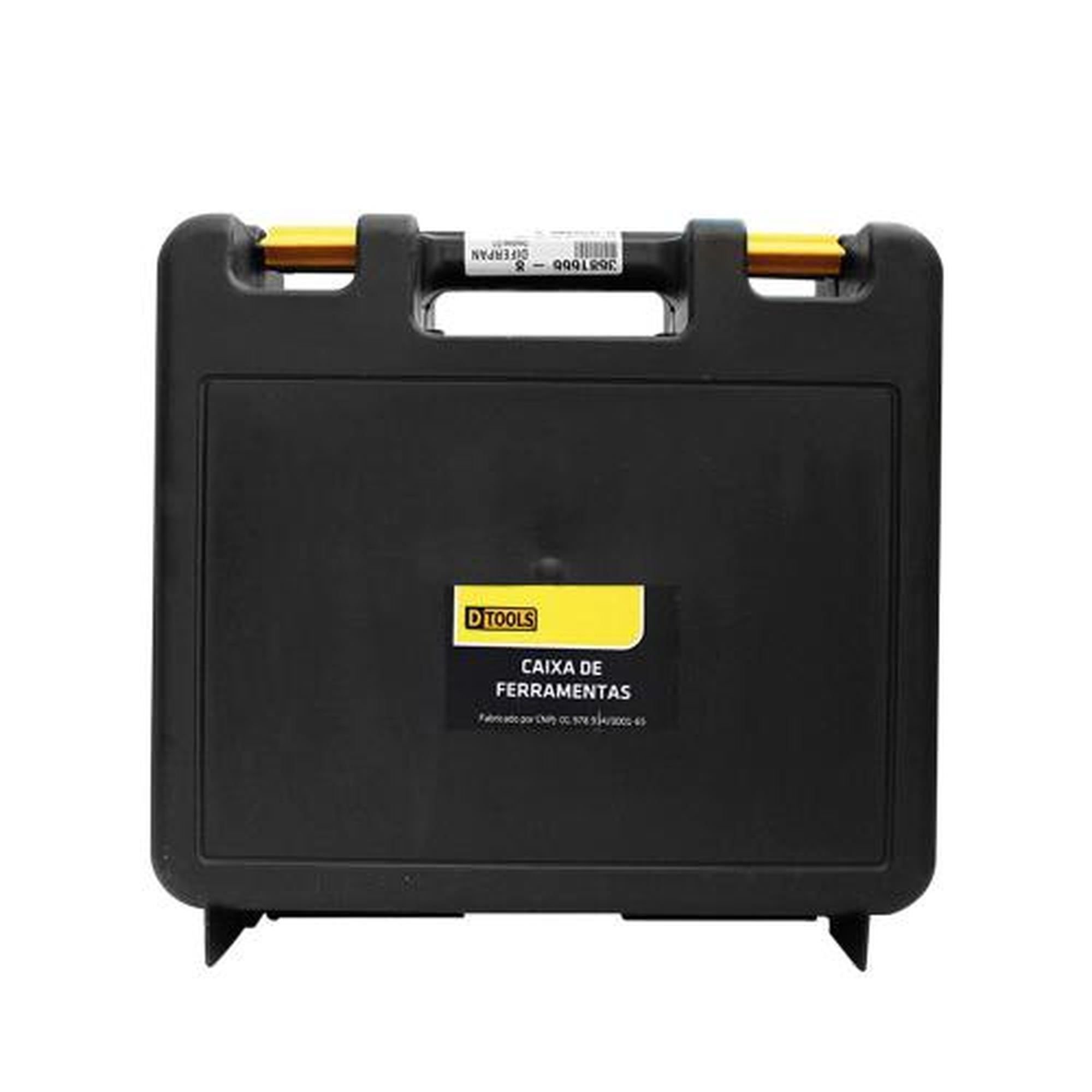 Caixa de Ferramentas Maxi 35x34x12 com Dobradiças Reforçadas e
