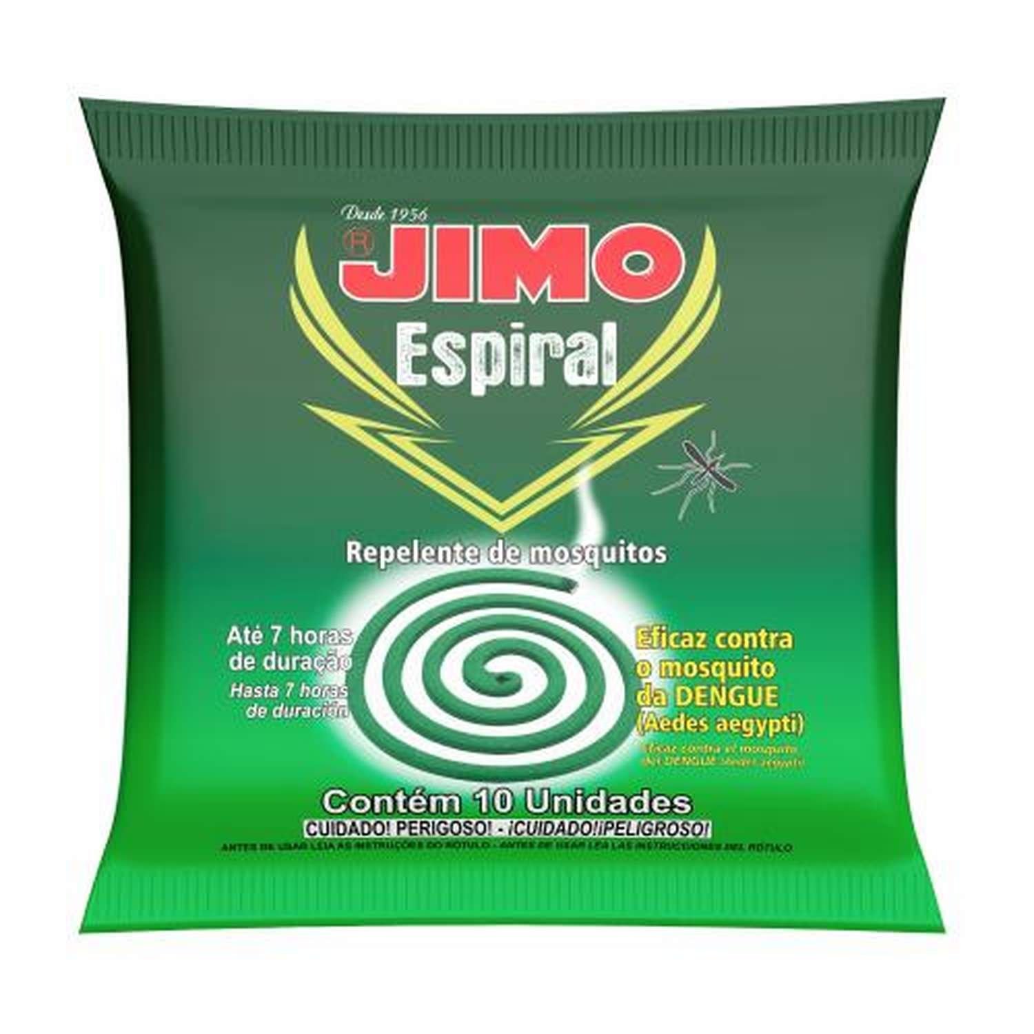 Jimo Espiral Repelente de Mosquitos 10 Unidades Ambientes Abertos