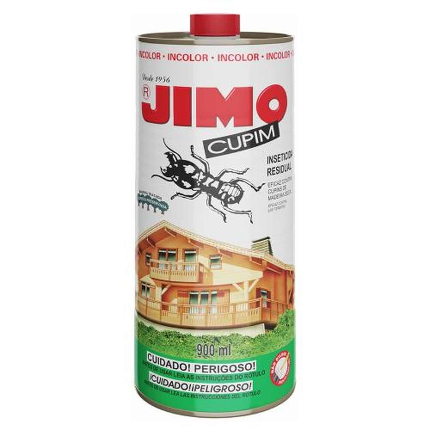 JIMO Cupim Incolor 500ml Tratamento Preventivo Curativo Madeira