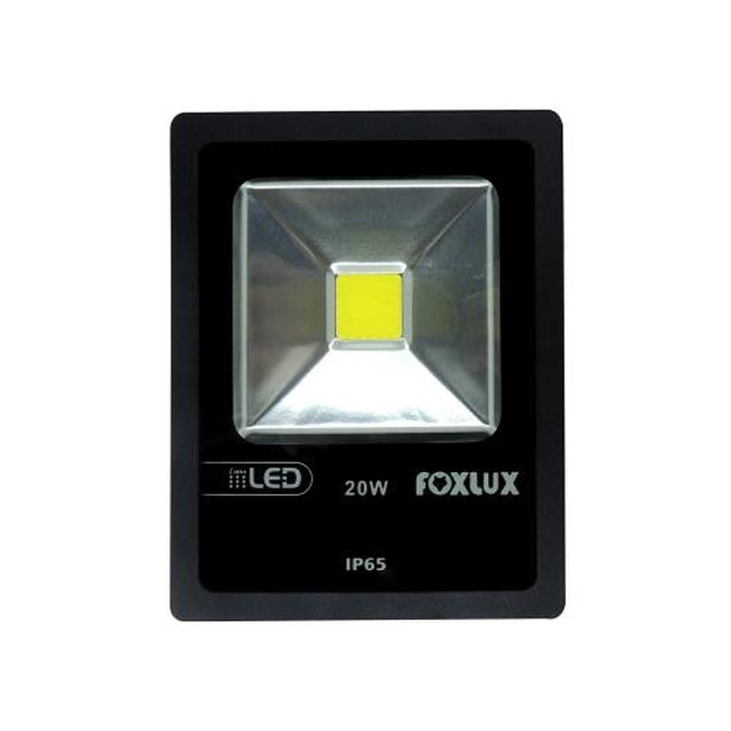 Refletor LED 20W 6500K IP65 Foxlux - Driver Embutido - Corpo